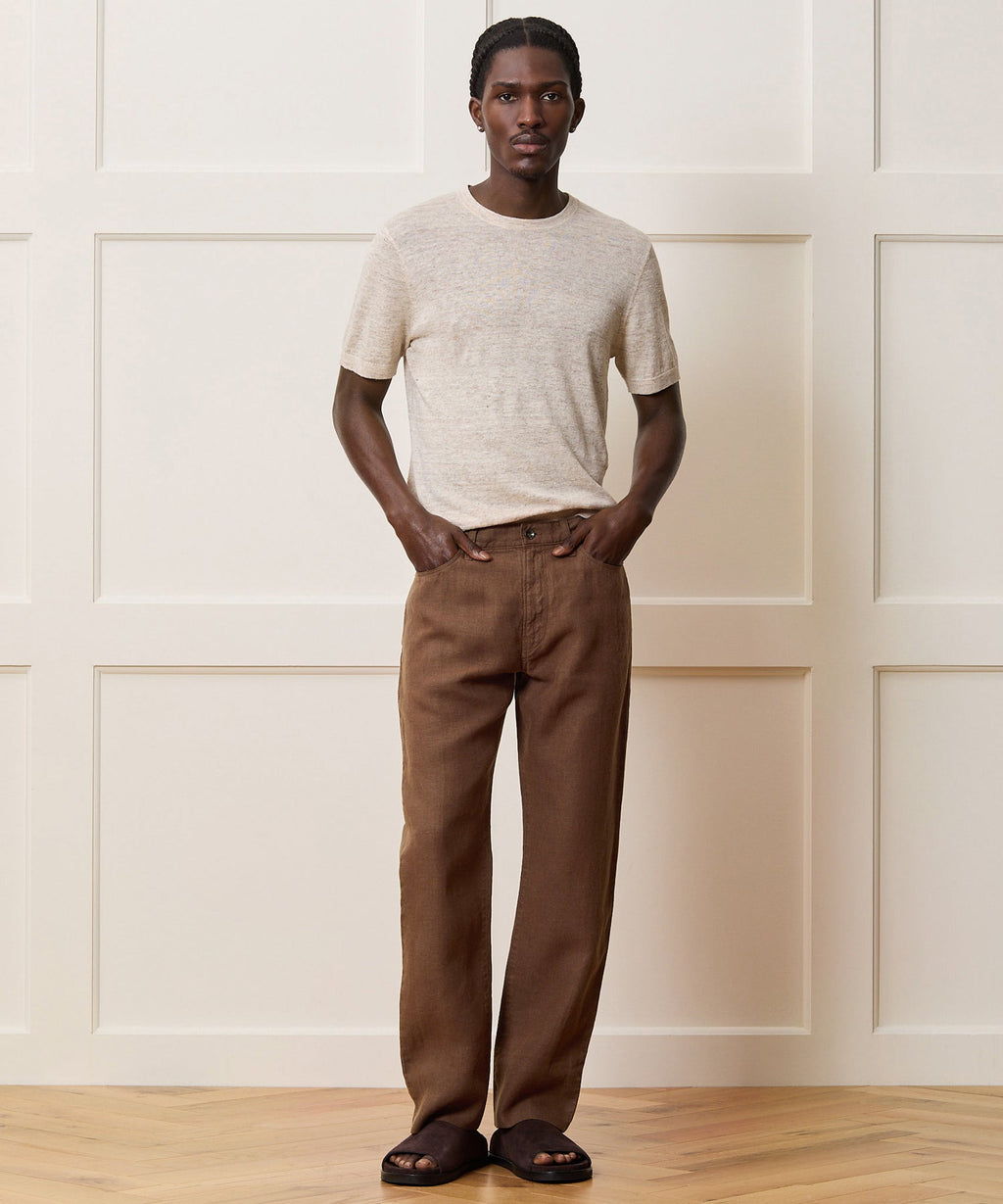 Relaxed Linen Sweater Tee