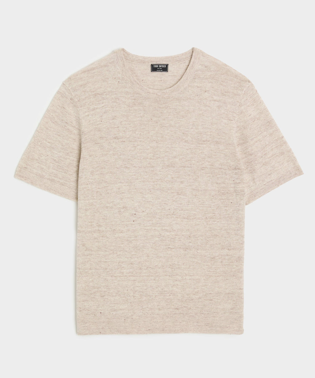 Relaxed Linen Sweater Tee