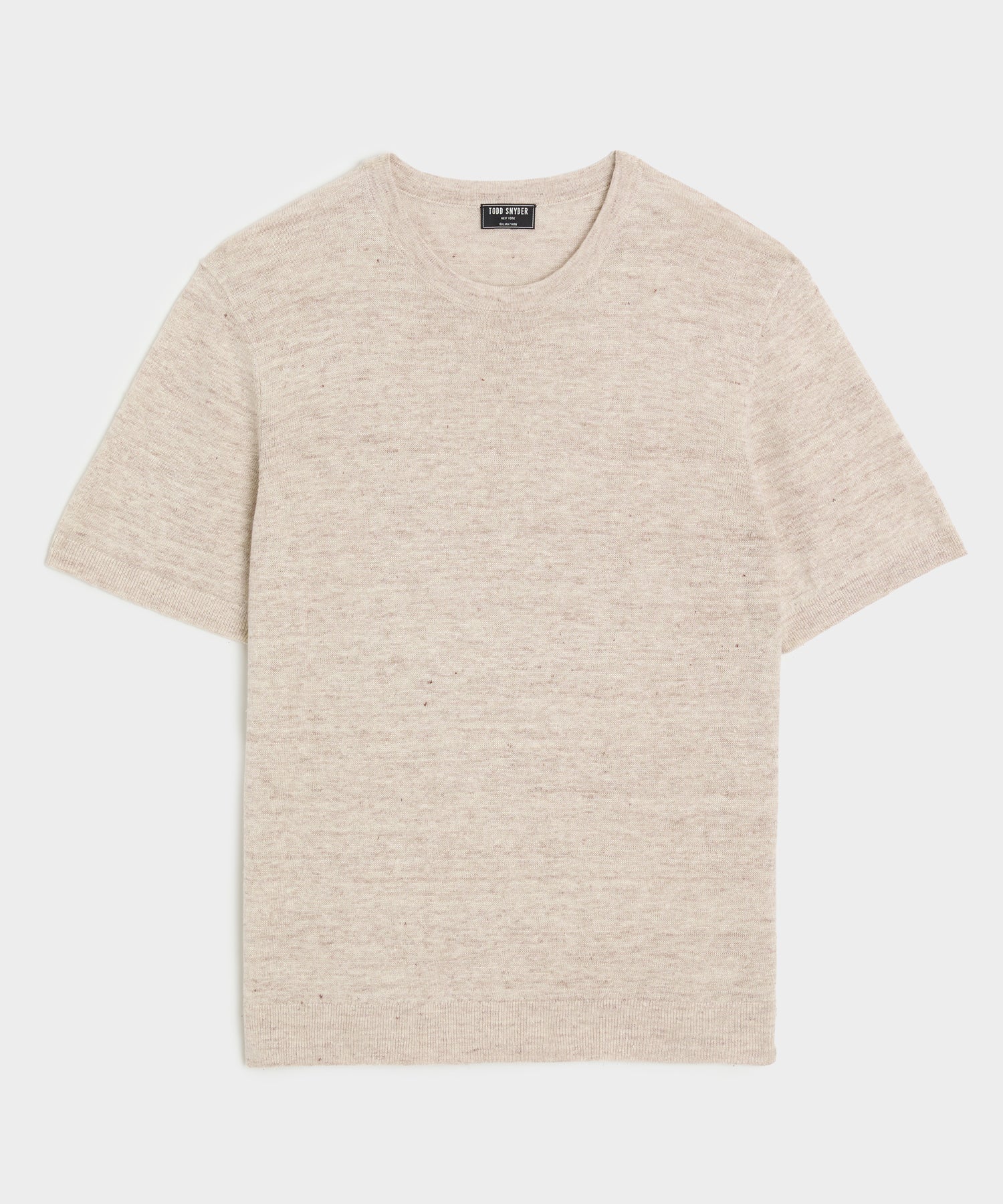 Relaxed Linen Sweater Tee