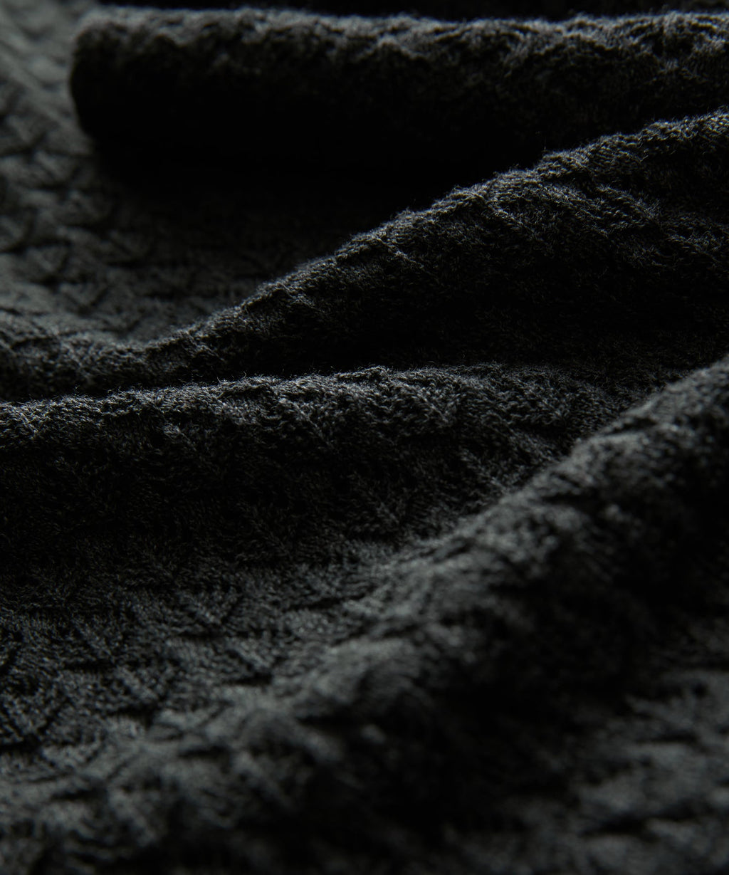 Silk-Cotton Sweater Polo