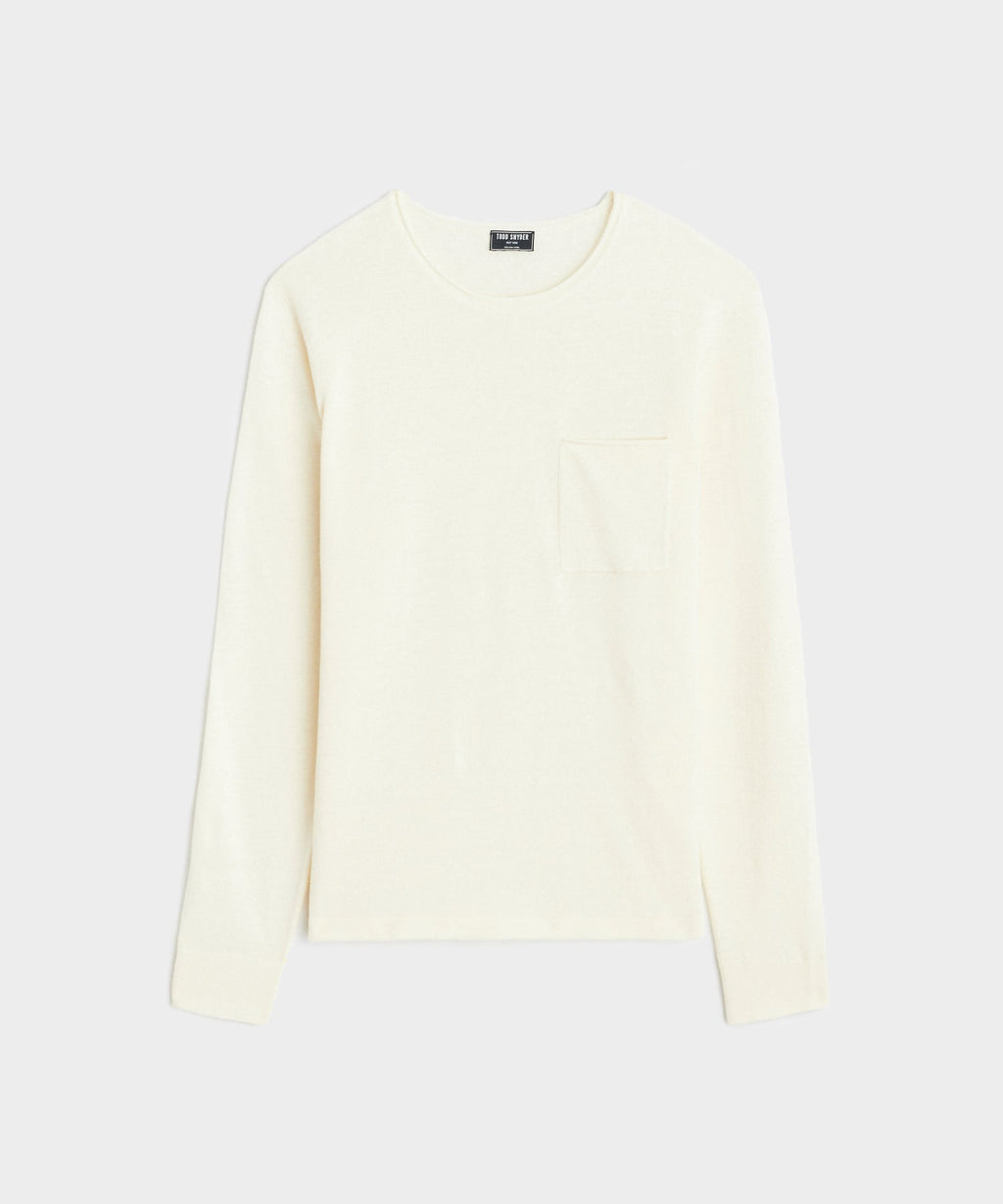 Linen Shore Sweater in Bisque