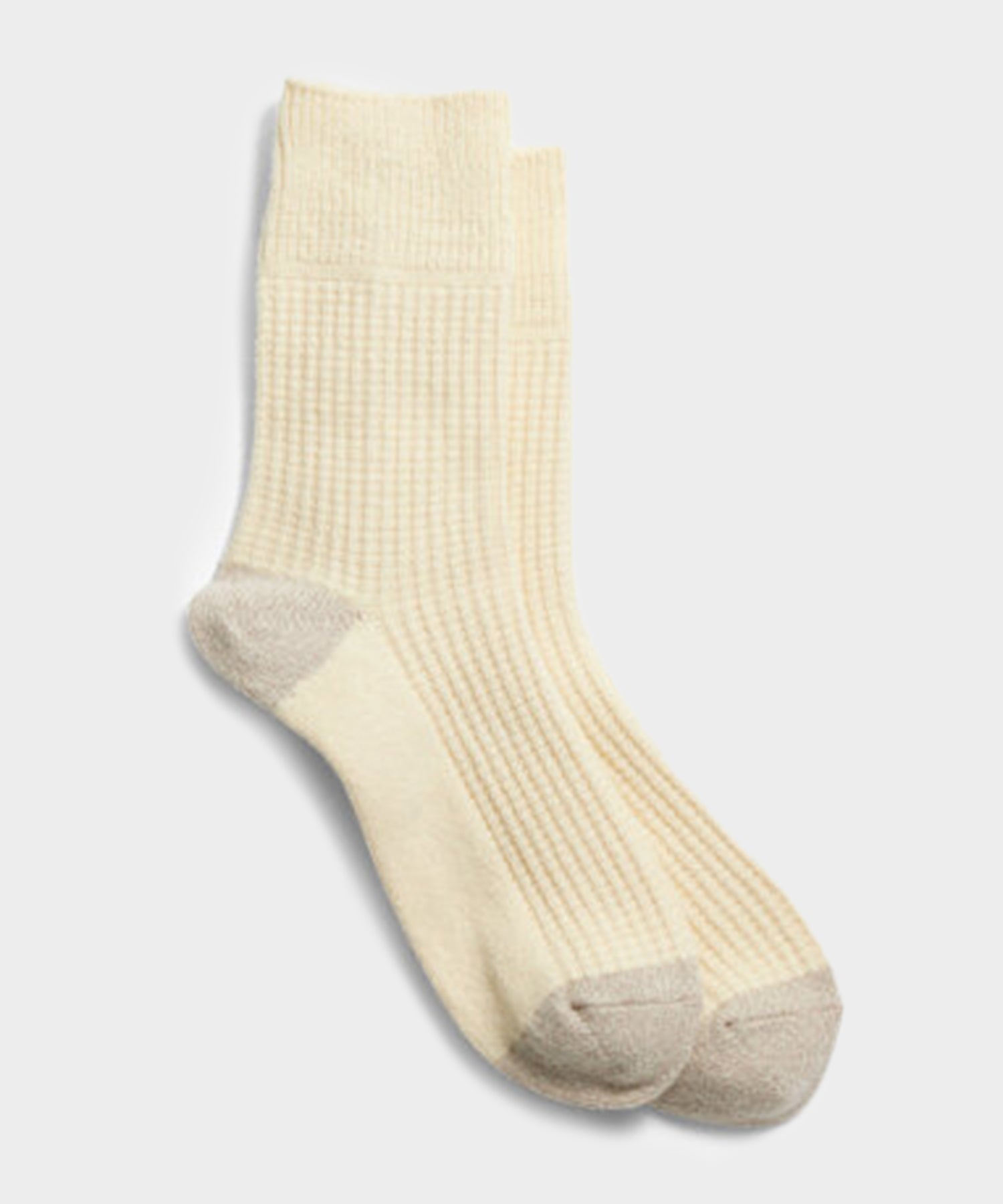 RoToTo Special Trio Socks in Off White / Grey