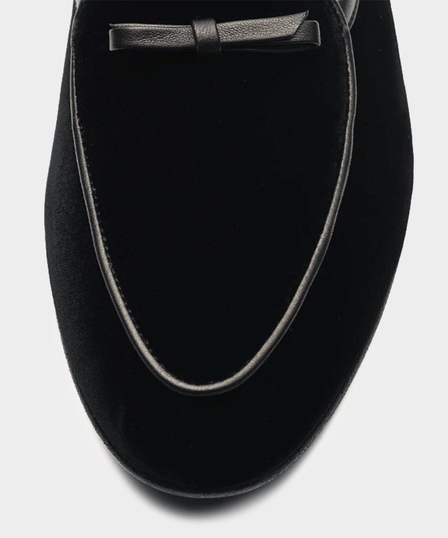 Baudoin & Lange Sagan Velvet Black Tie Shoe