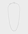 Maor Sterling Silver Plaun Link Necklace