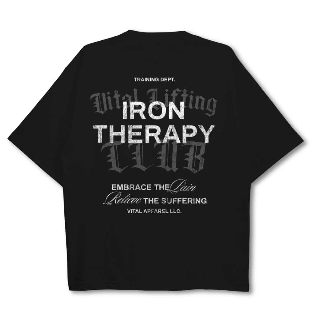 Oversized Pump Cover T-Shirt - Black VLC IT