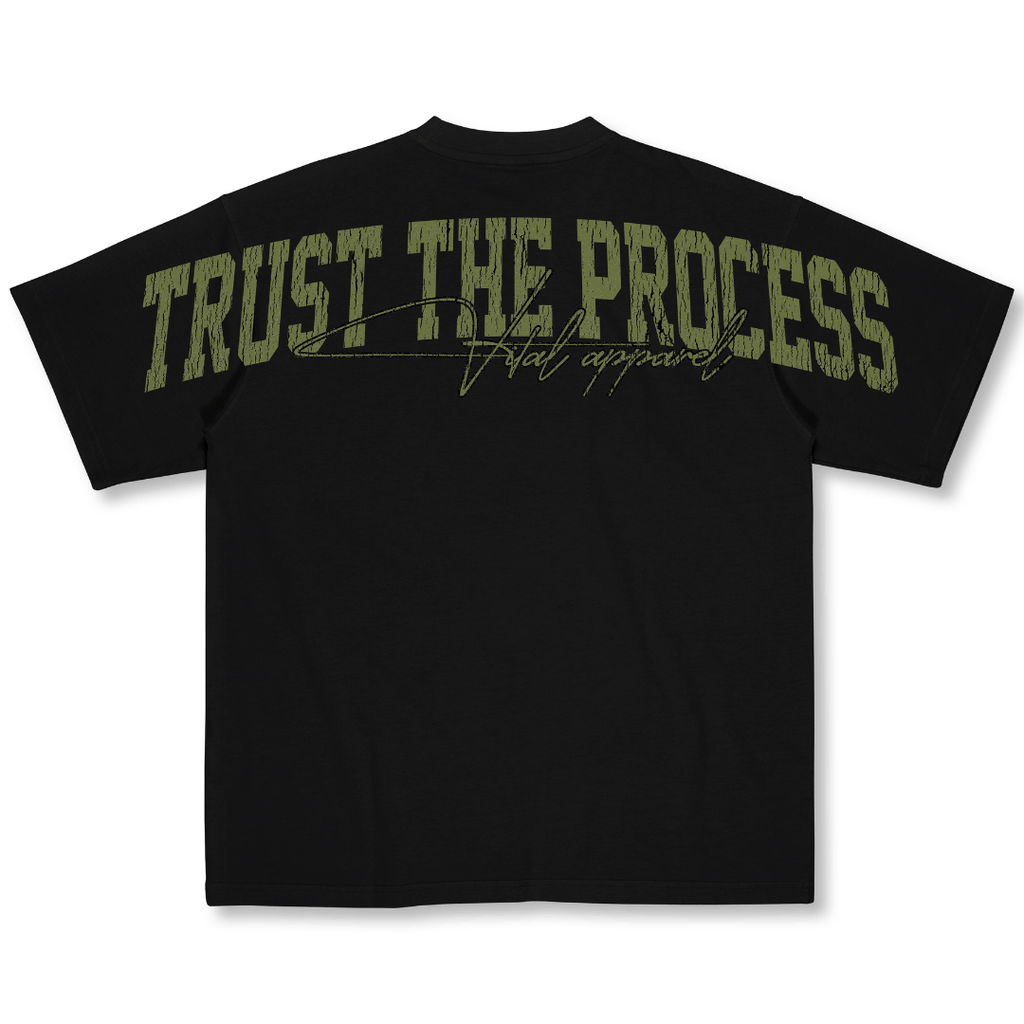Oversized Pump Cover T-Shirt - TTP Distressed Olive