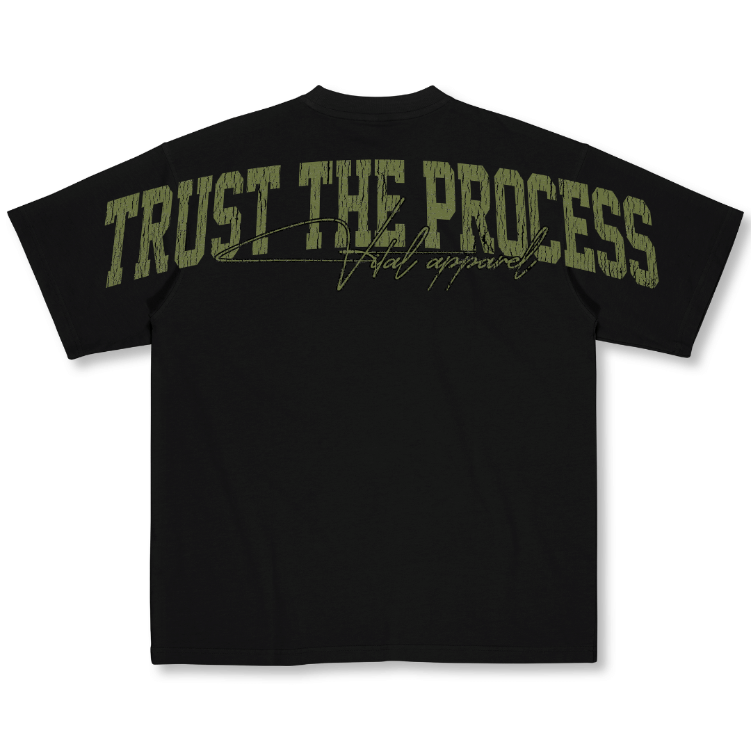 Oversized Pump Cover T-Shirt - TTP Distressed Olive