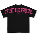 Oversized Pump Cover T-Shirt - TTP Distressed Pink