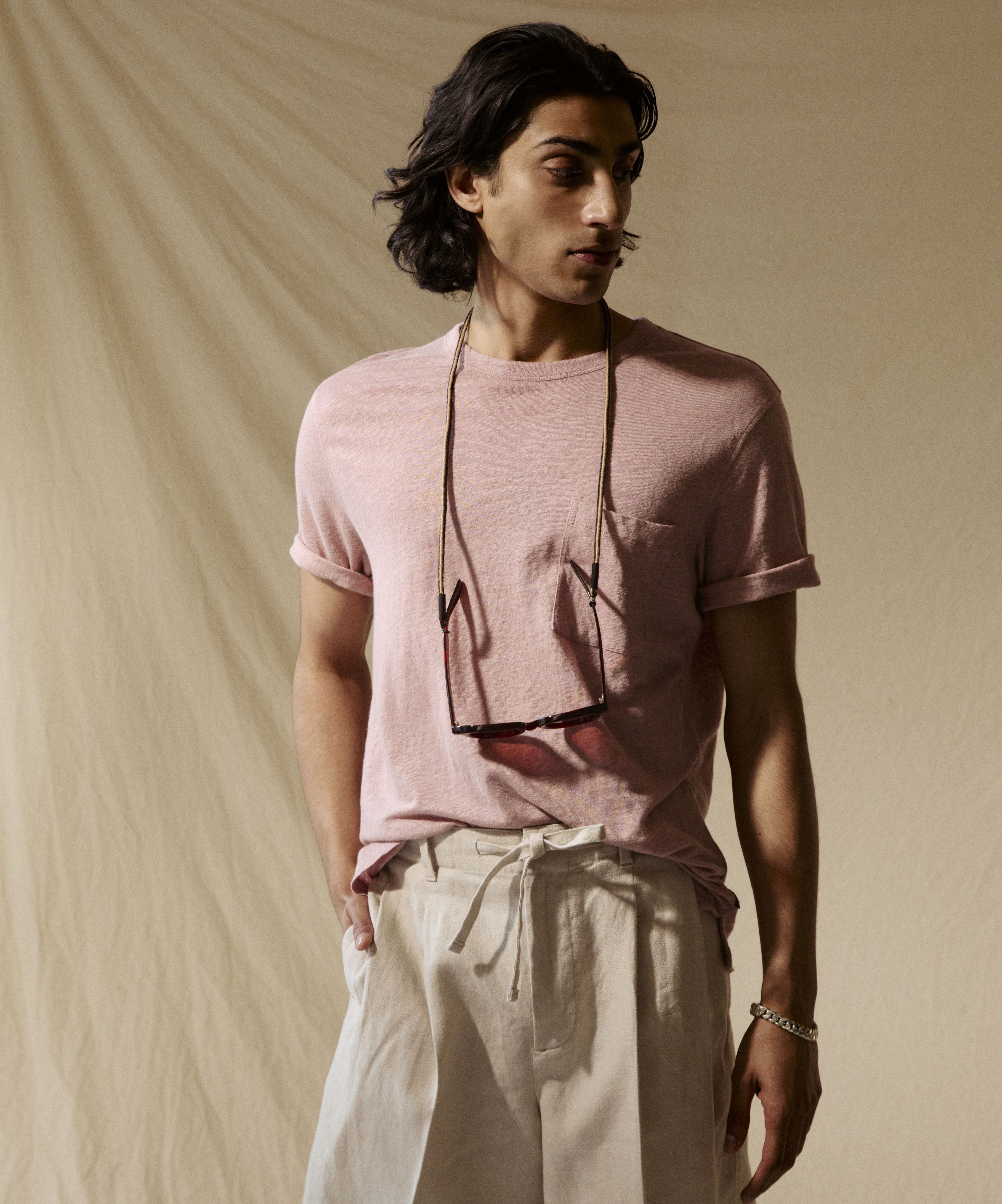 Linen Pocket Tee
