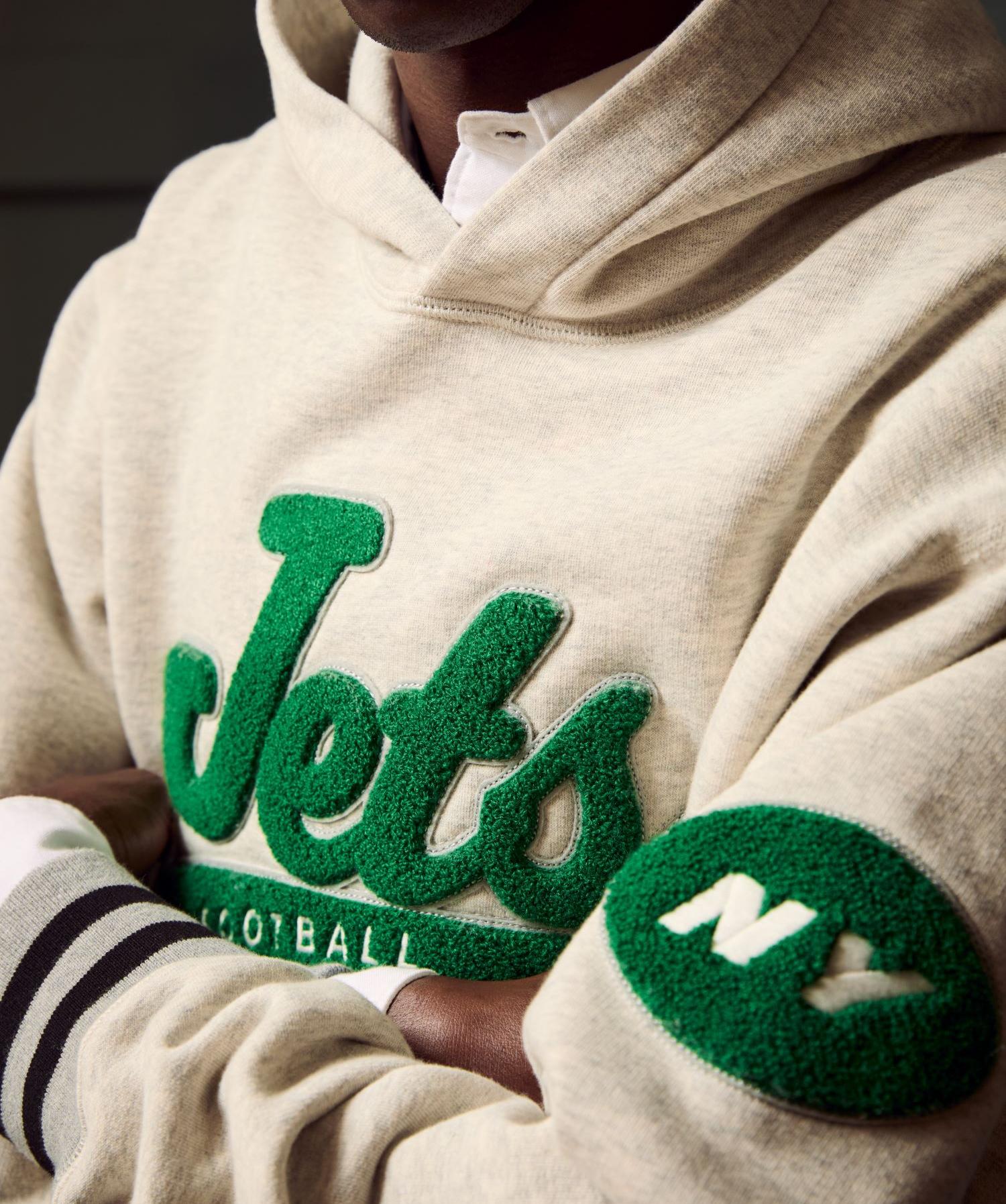 Todd Snyder by Fanatics for NFL Jets Oversized Fleece Hoodie