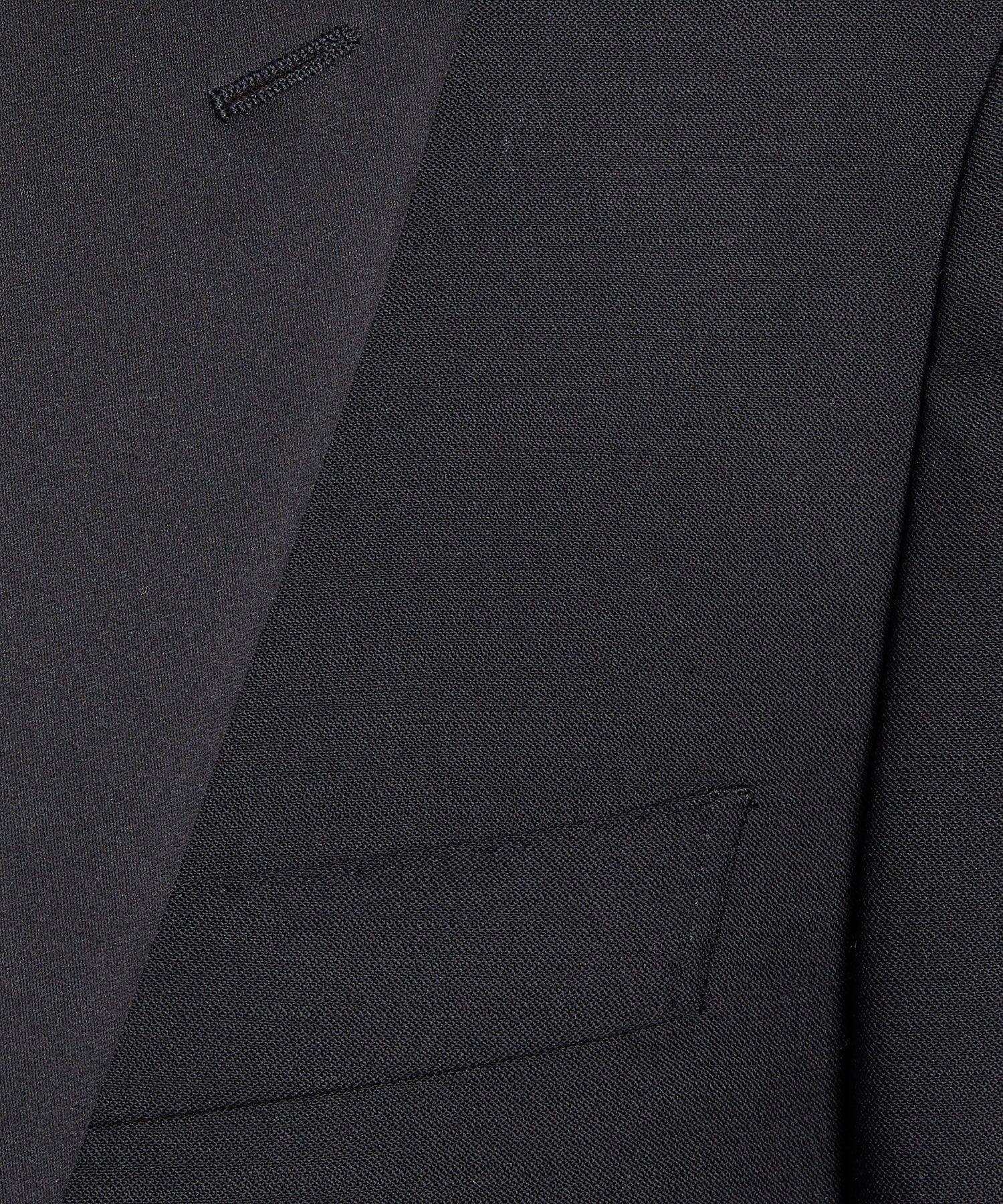 Made in USA Sutton Peak Lapel Tuxedo Jacket in Black