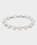 Maor Sterling Silver Consi Bracelet with White Pearls