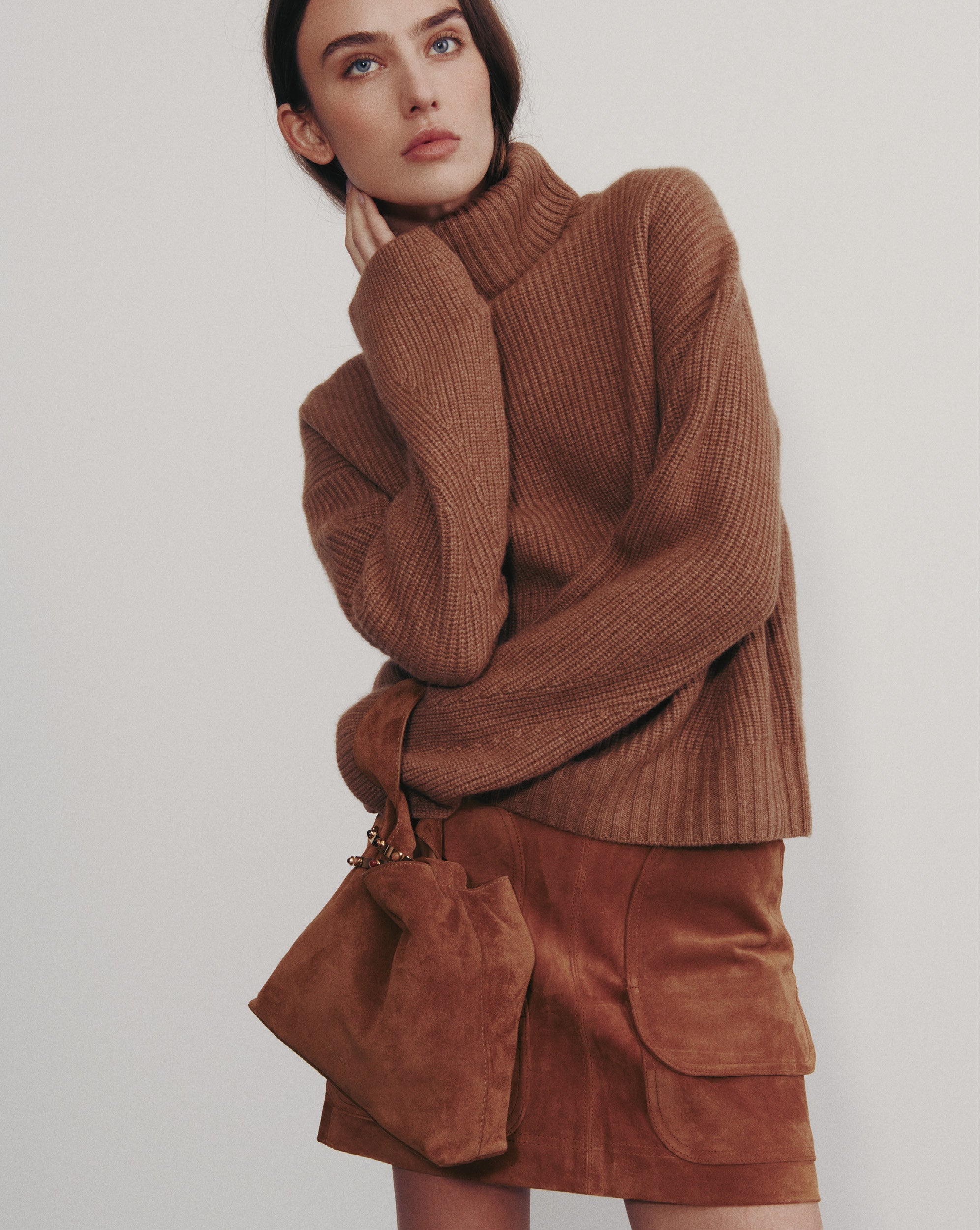 Matilda Cashmere Turtleneck Sweater