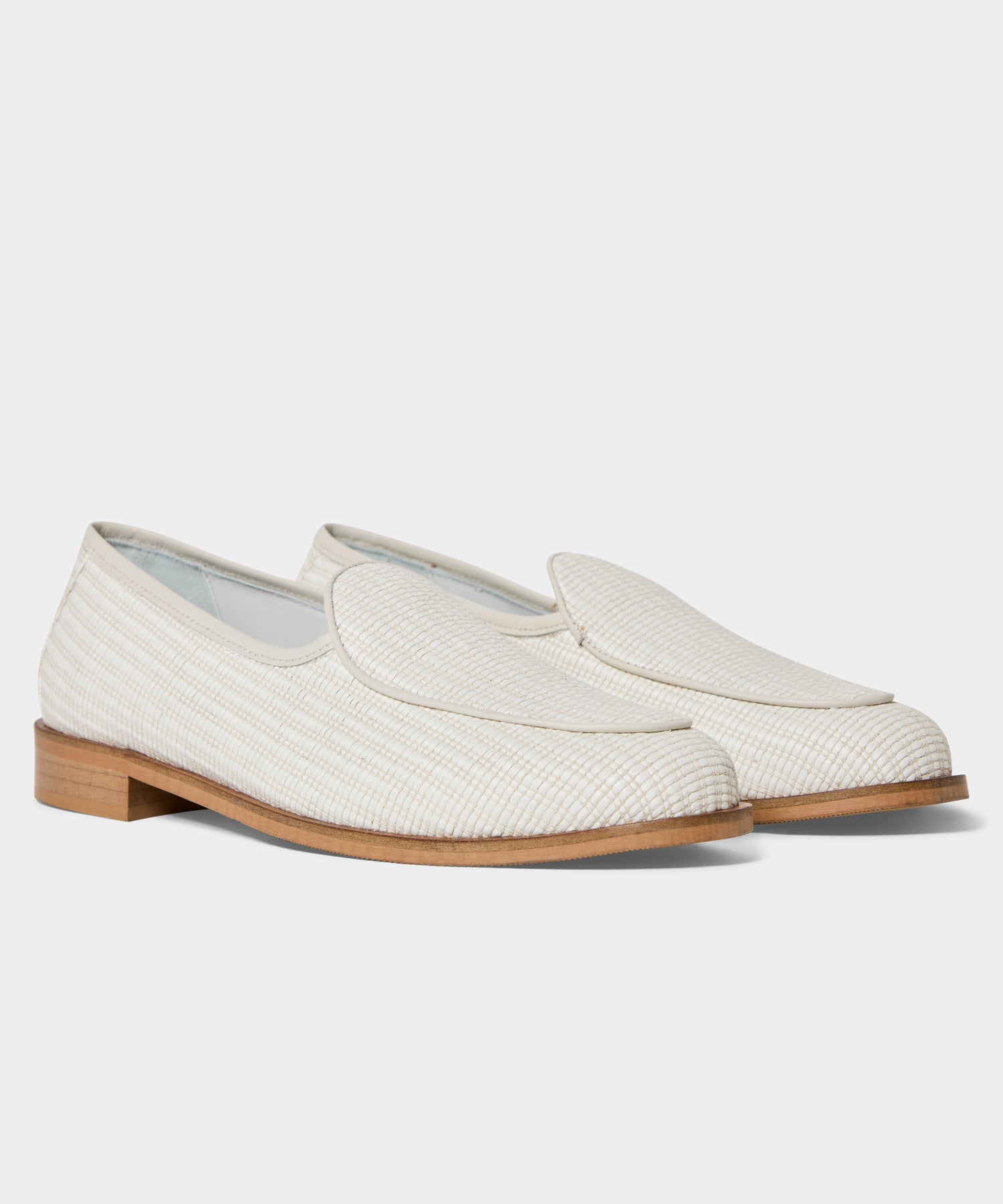 Jacques Solovière Raffia Anorio Loafer