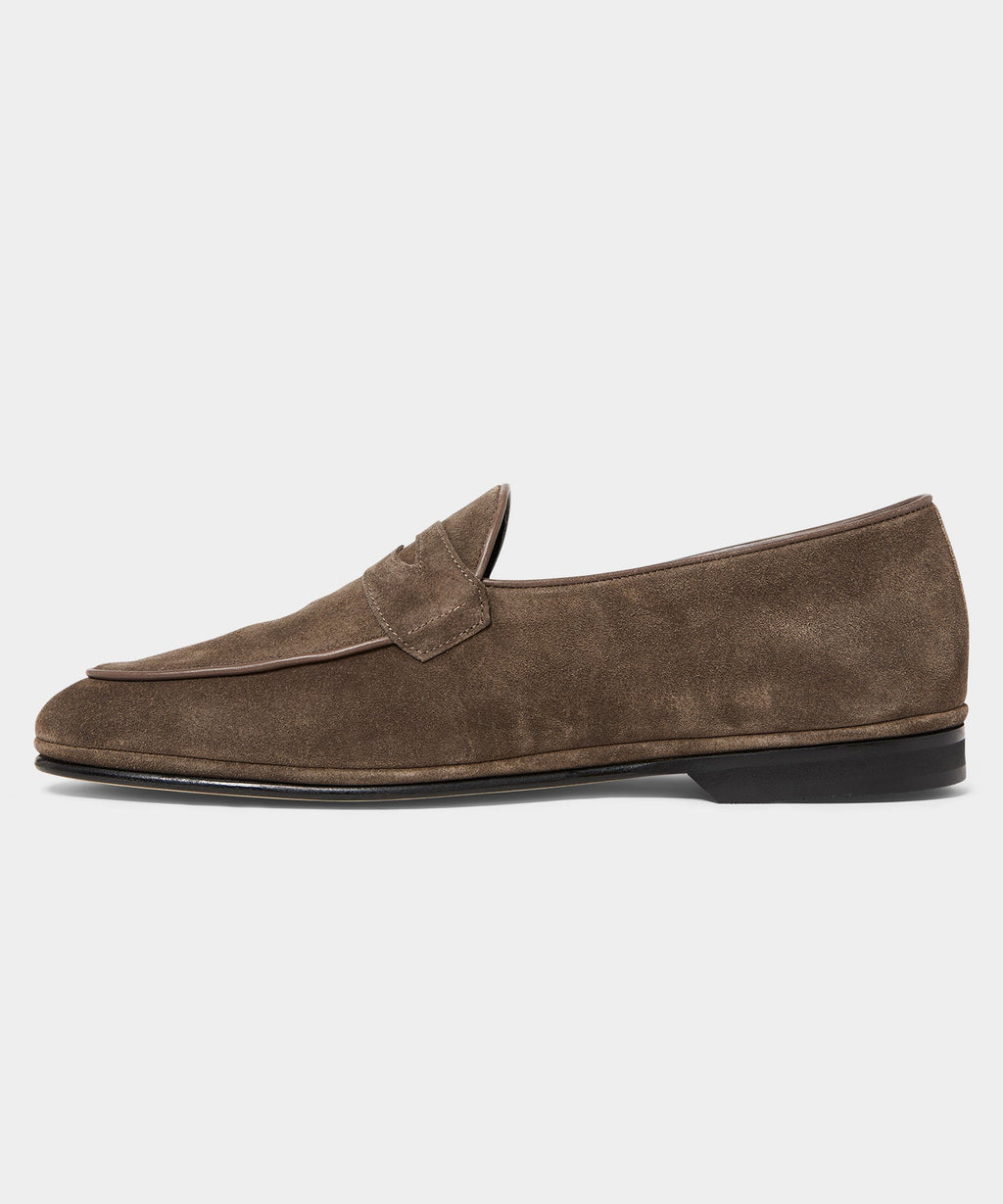 Todd Snyder X Rubinacci Unlined Suede Penny Loafer