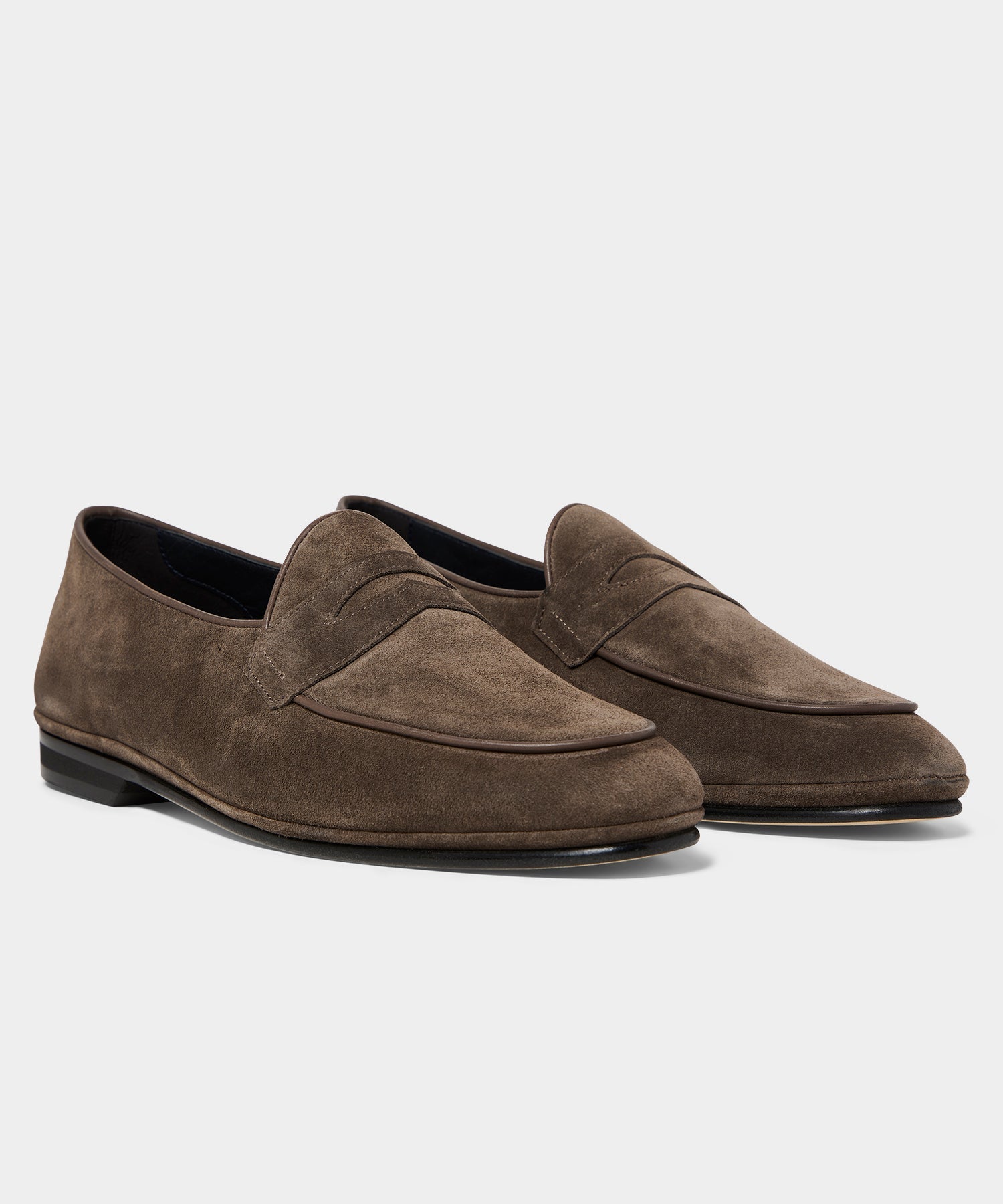 Todd Snyder X Rubinacci Unlined Suede Penny Loafer