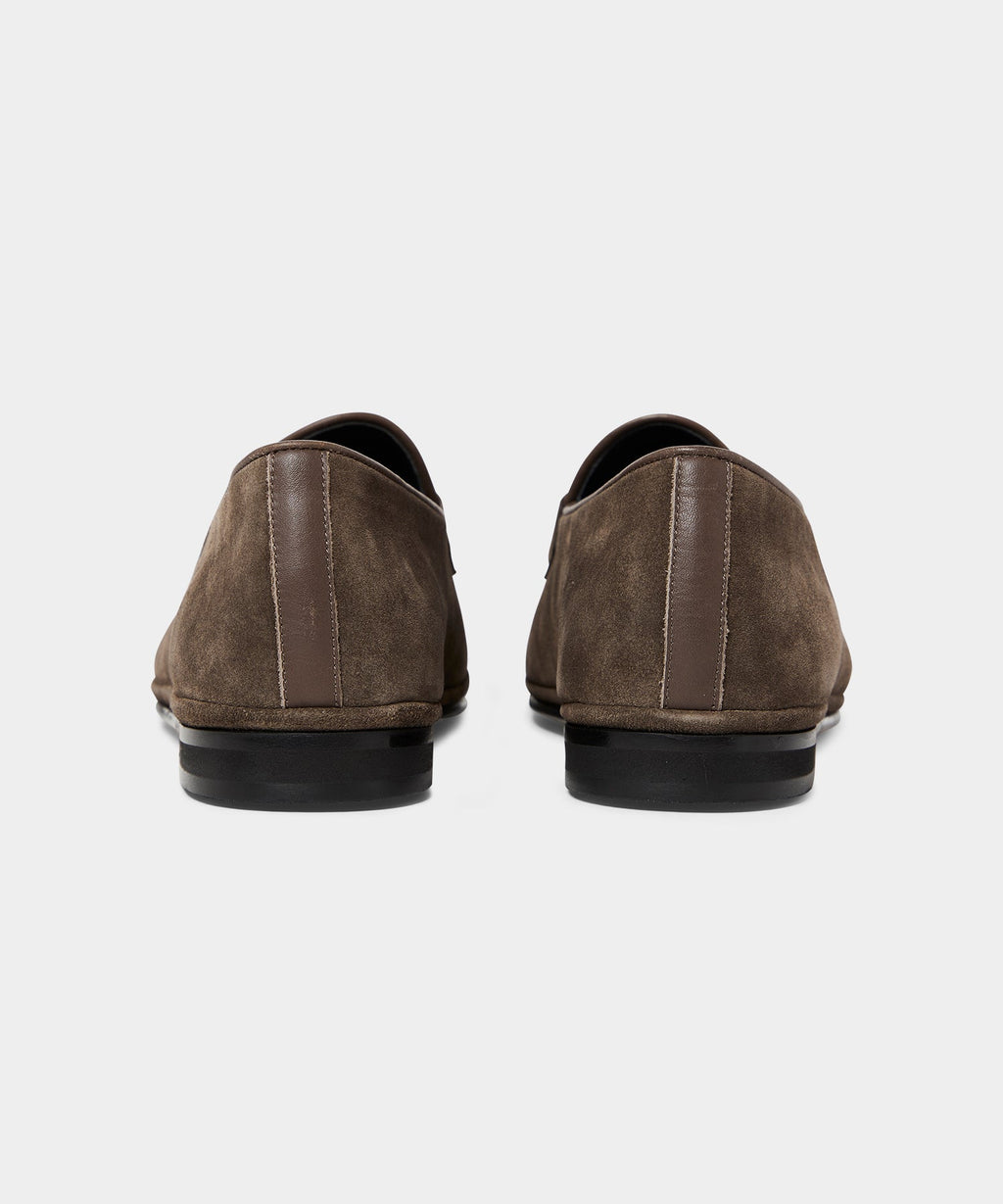 Todd Snyder X Rubinacci Unlined Suede Penny Loafer