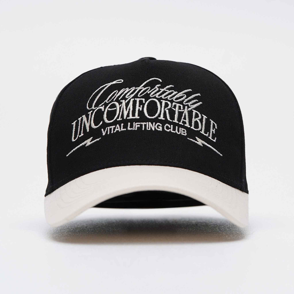 A Frame Snapback Hat - Black/Off-White CUC-VLC