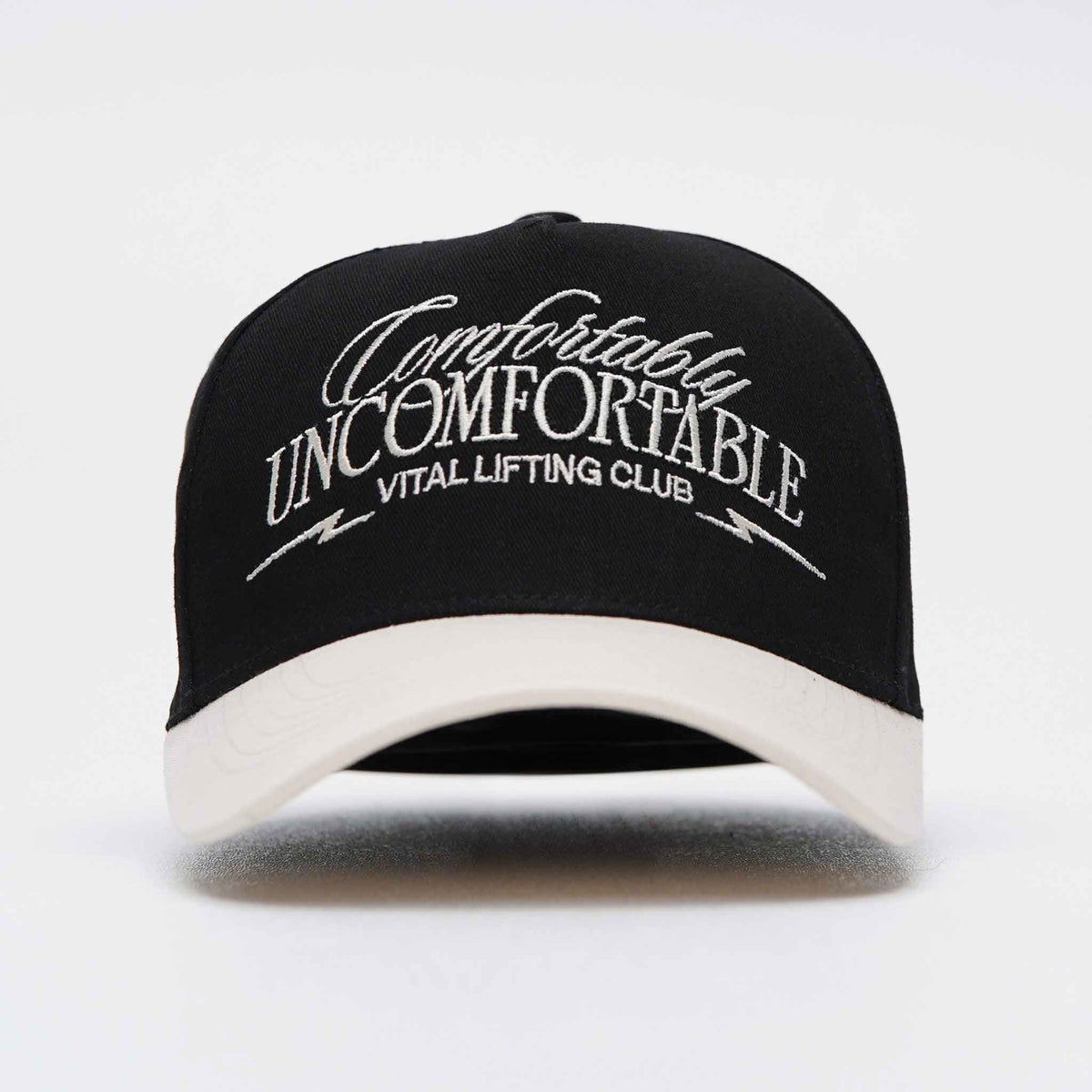 A Frame Snapback Hat - Black/Off-White CUC-VLC