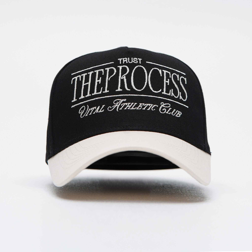 A Frame Snapback Hat - Black/Off-White VAC-Trust the Process
