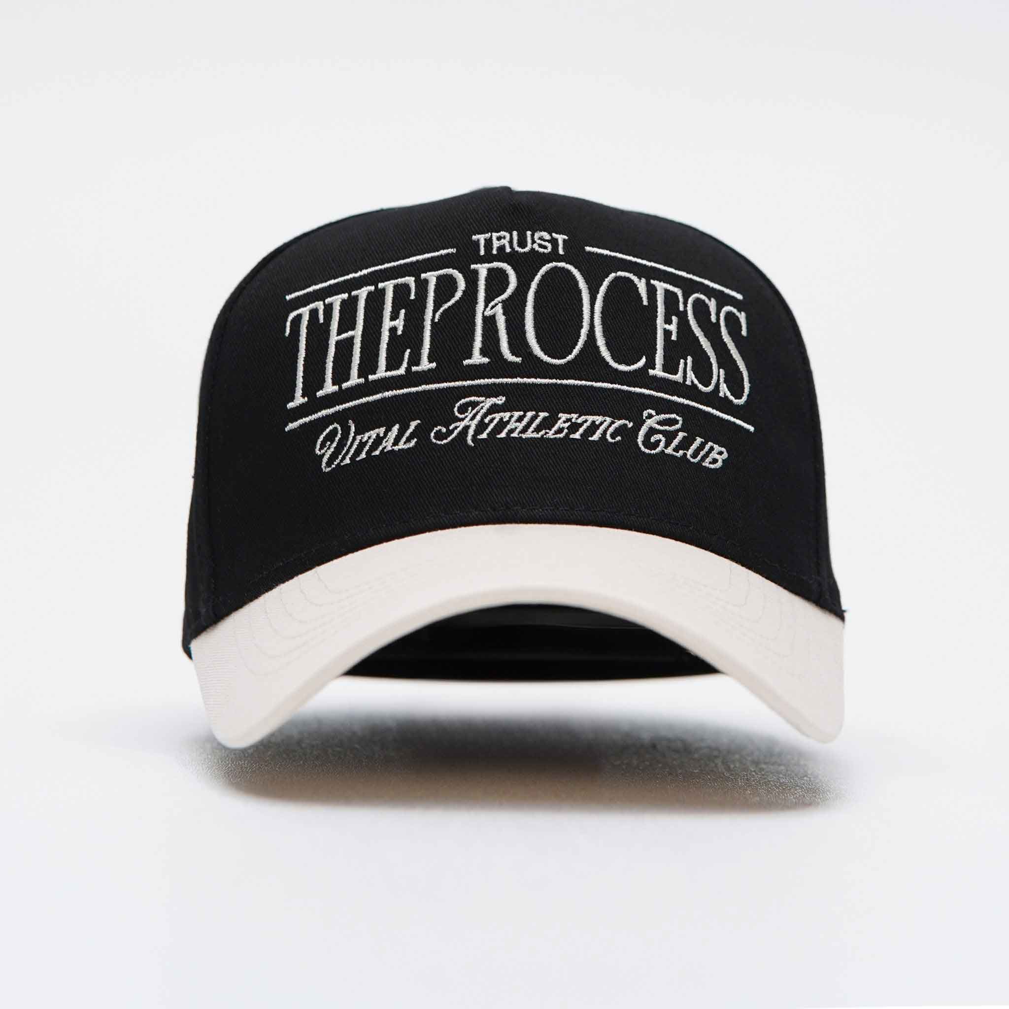 A Frame Snapback Hat - Black/Off-White VAC-Trust the Process