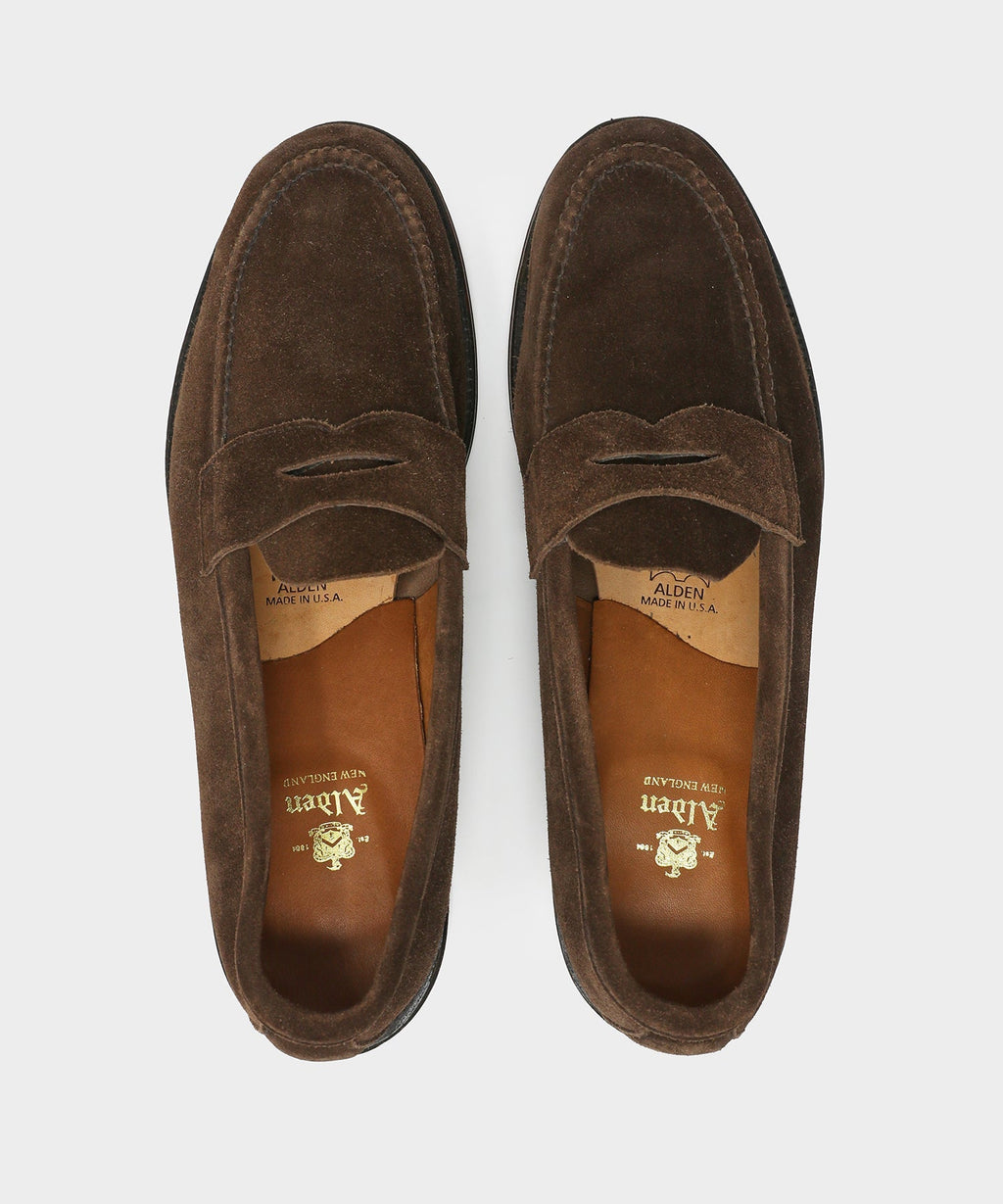 Alden Suede Penny Loafer