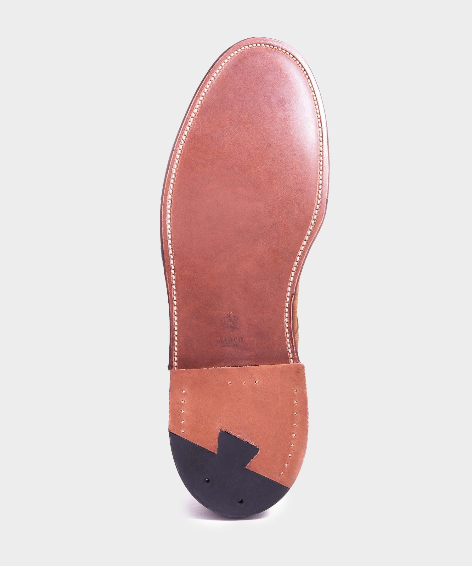 Alden Unlined Suede Plain Toe Blucher