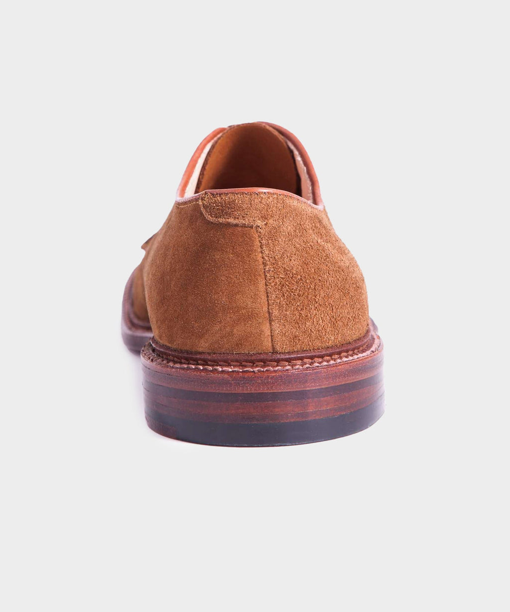 Alden Unlined Suede Plain Toe Blucher