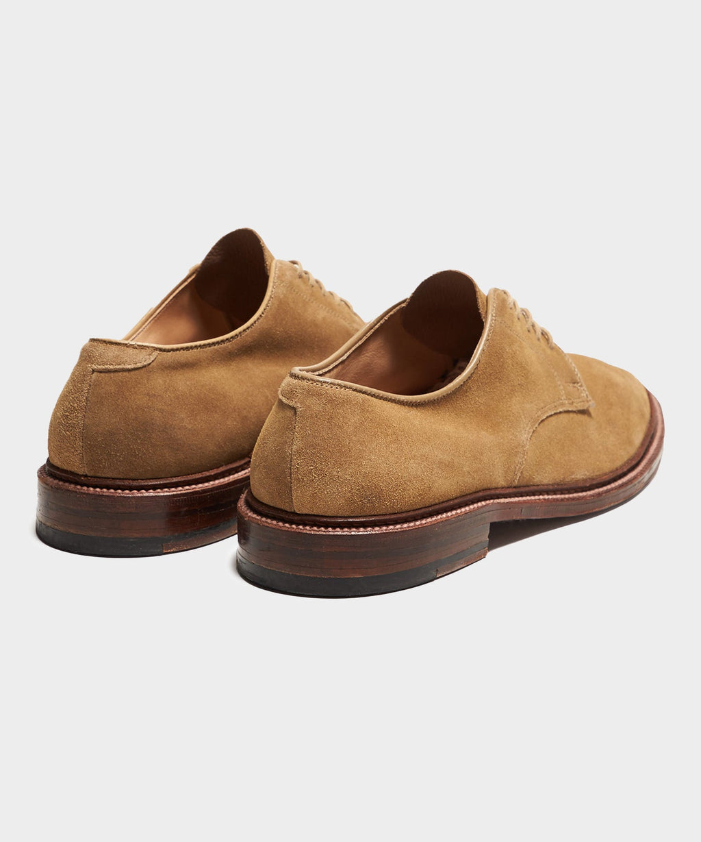 Alden Unlined Suede Plain Toe Blucher
