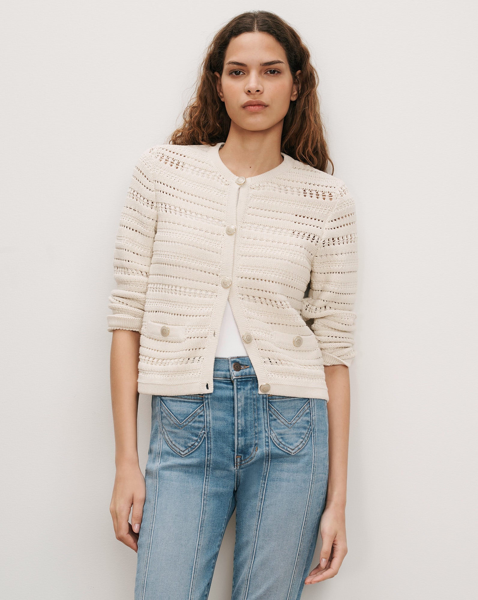 Bellingham Pointelle Cardigan