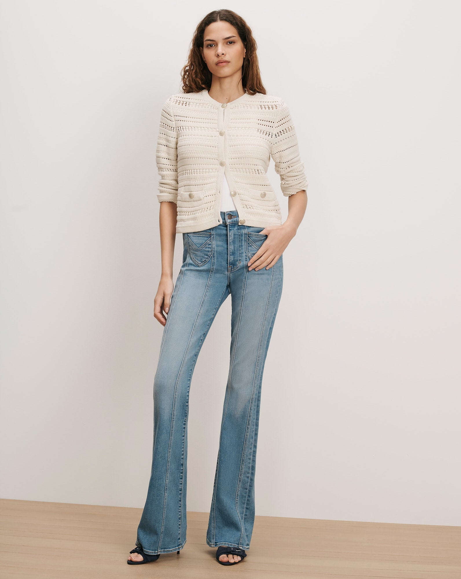 Bellingham Pointelle Cardigan