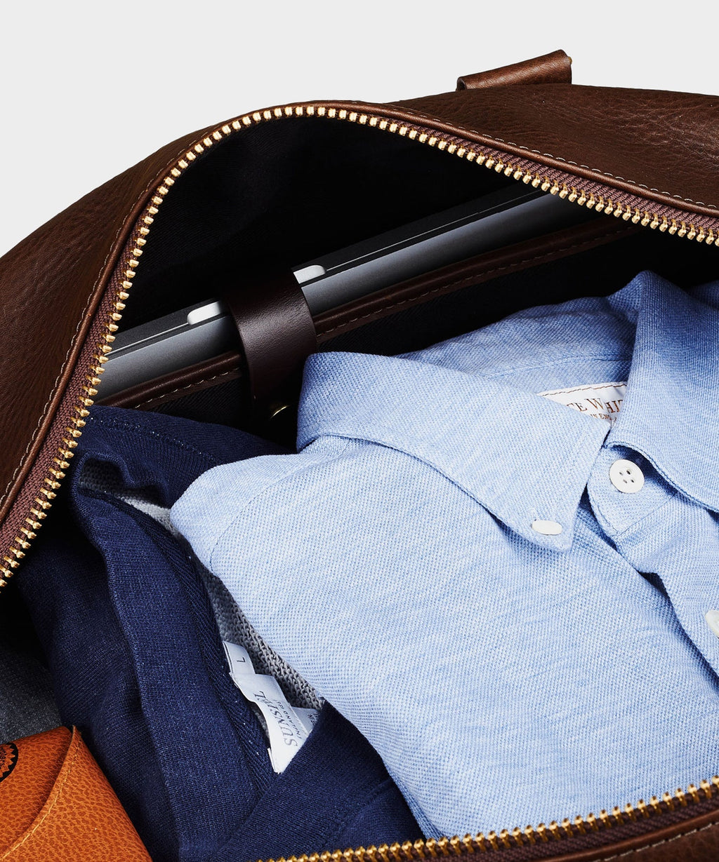 Bennett Winch Leather Weekender