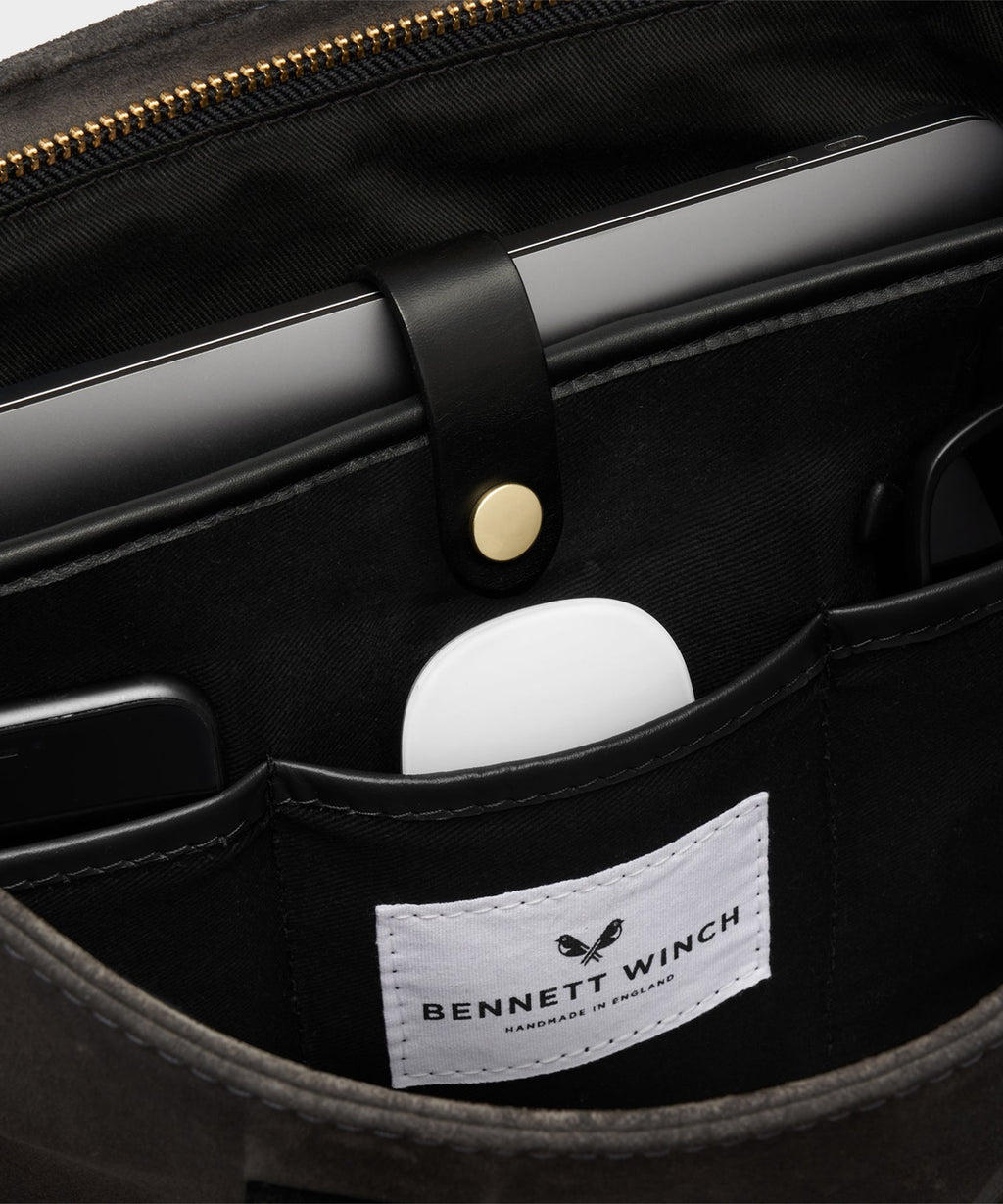 Bennett Winch Suede Tote Bag