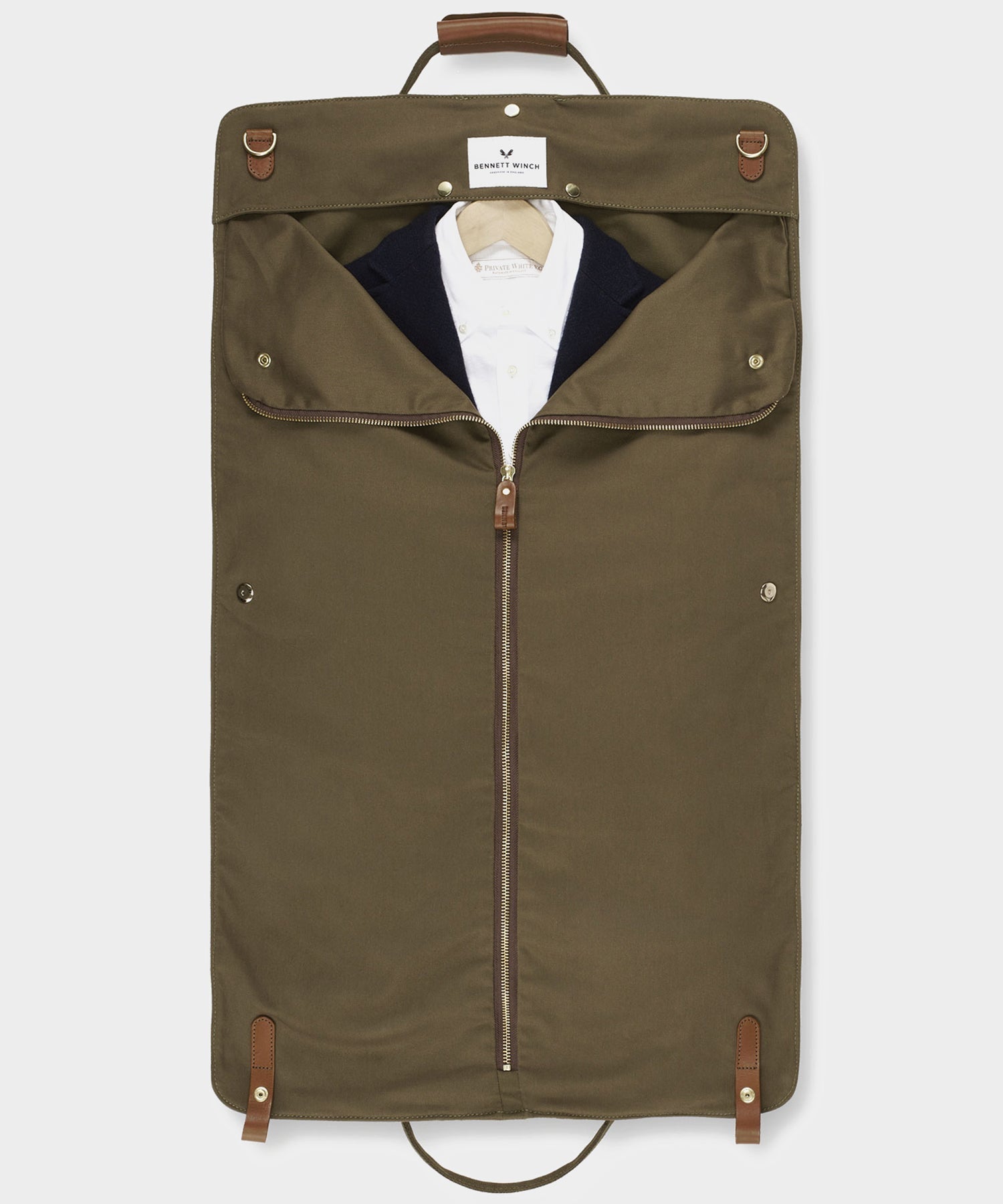 Bennett Winch Canvas Suit Carrier Holdall
