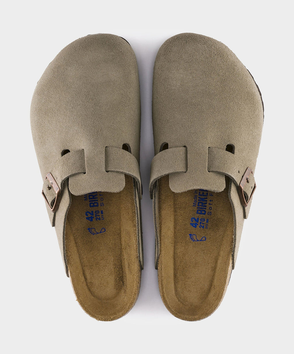 Birkenstock Boston Clog in Taupe