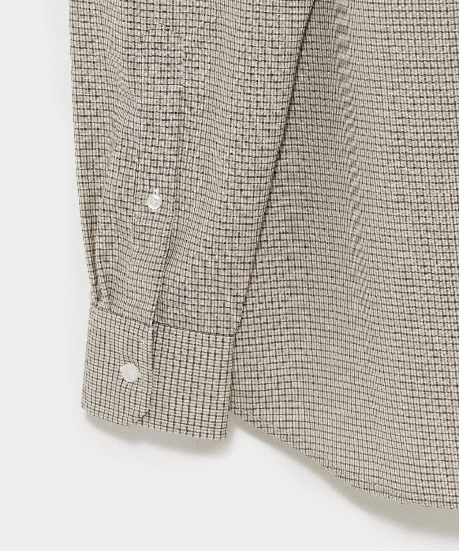 Brown Tattersall Merino Dress Shirt