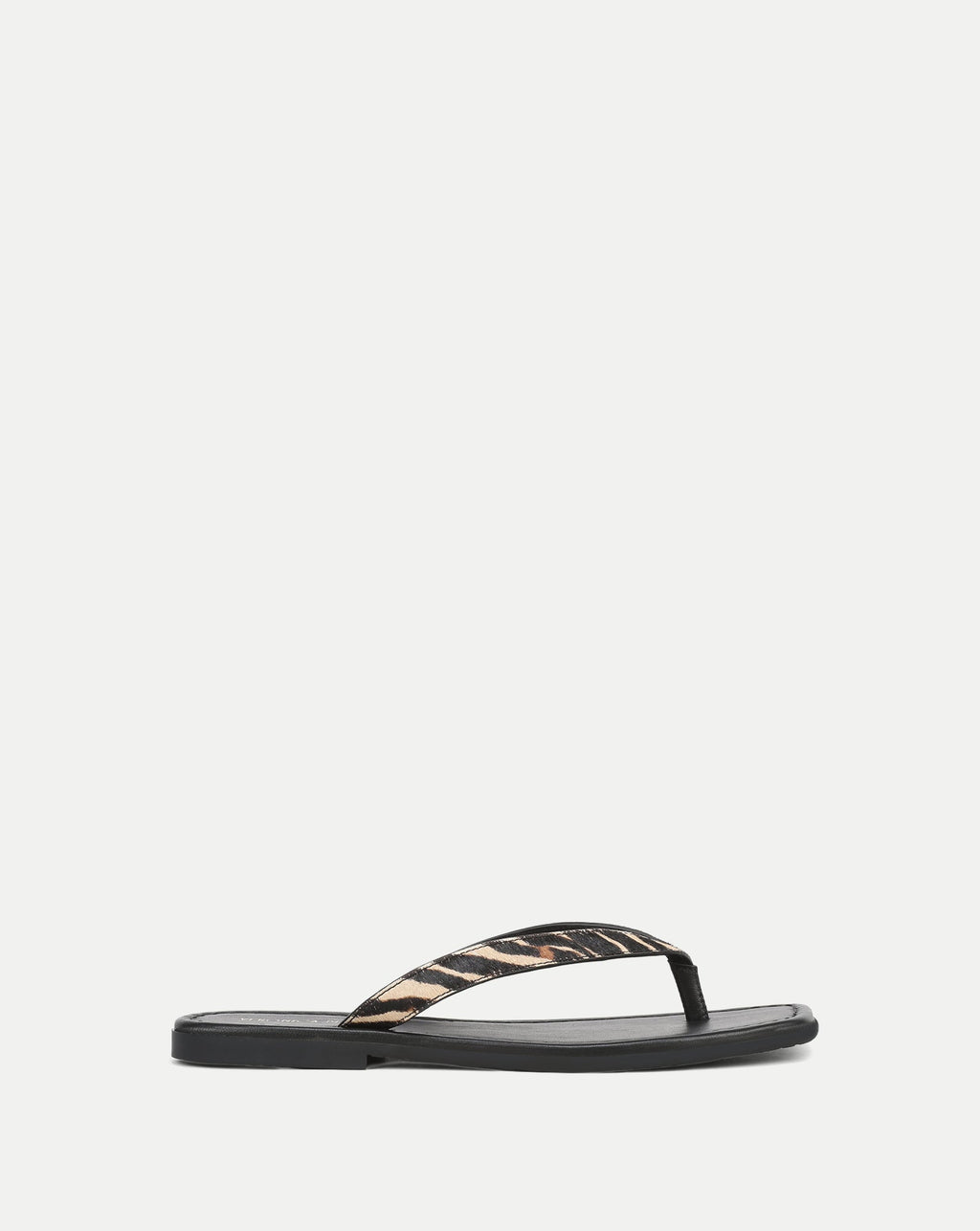Clea Calf Hair Flip-Flop Sandal