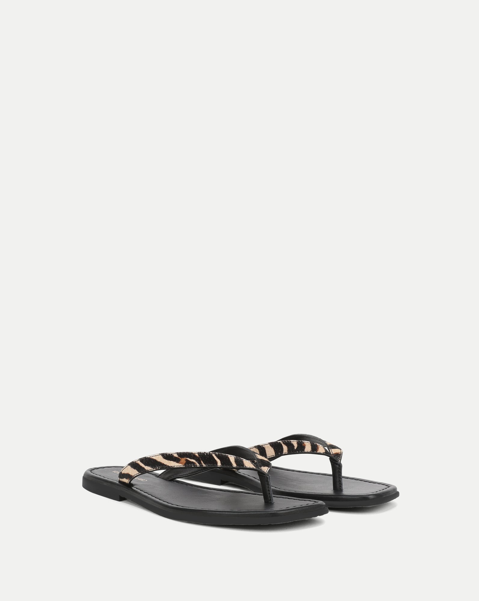 Clea Calf Hair Flip-Flop Sandal