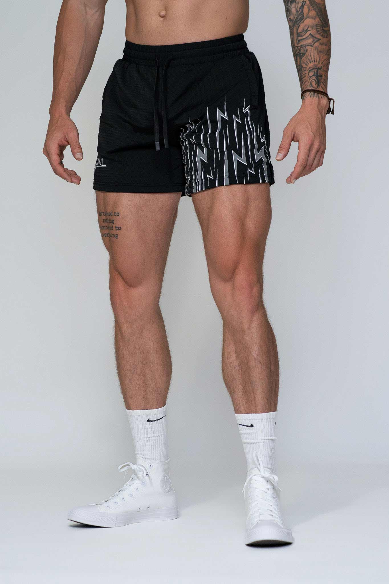 Combat Mesh Shorts 5" - Black Energy Unisex