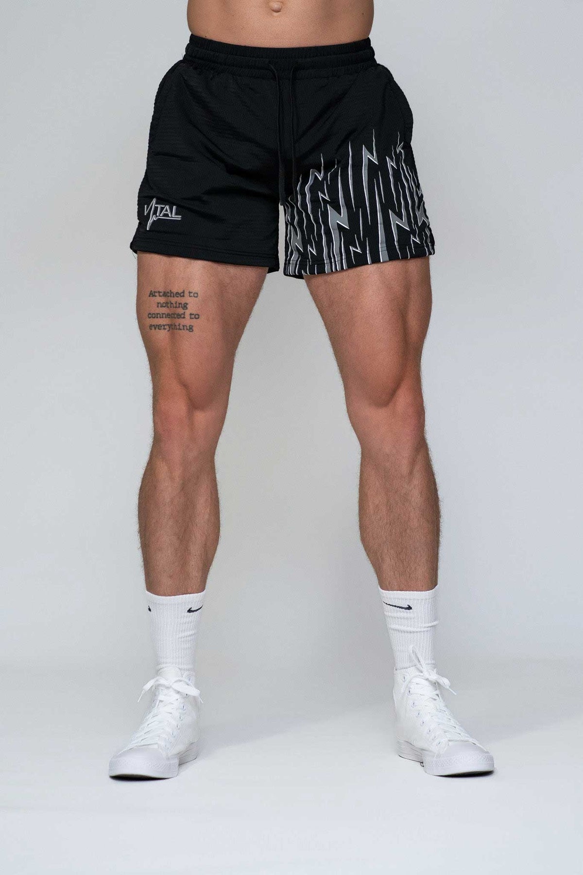 Combat Mesh Shorts 5" - Black Energy Unisex