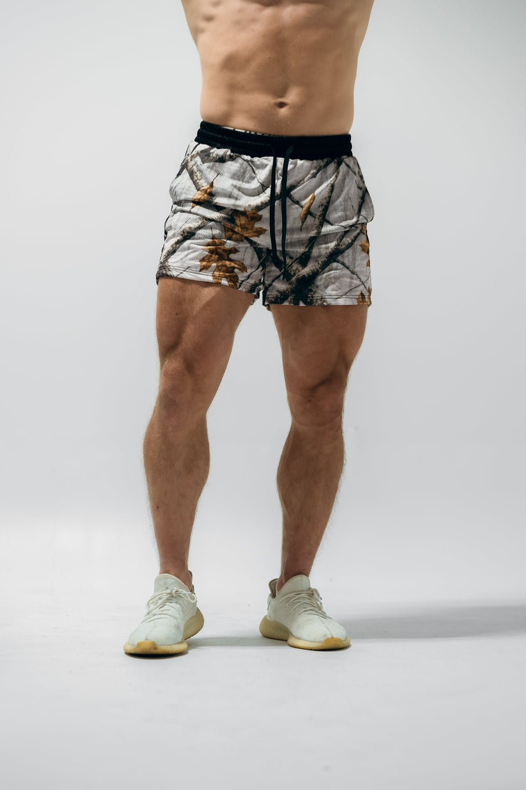 Combat Mesh Shorts 5" - Snow Camo OE
