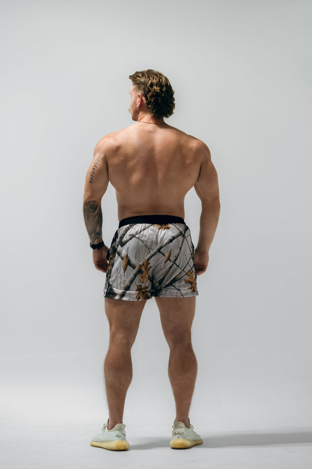 Combat Mesh Shorts 5" - Snow Camo OE