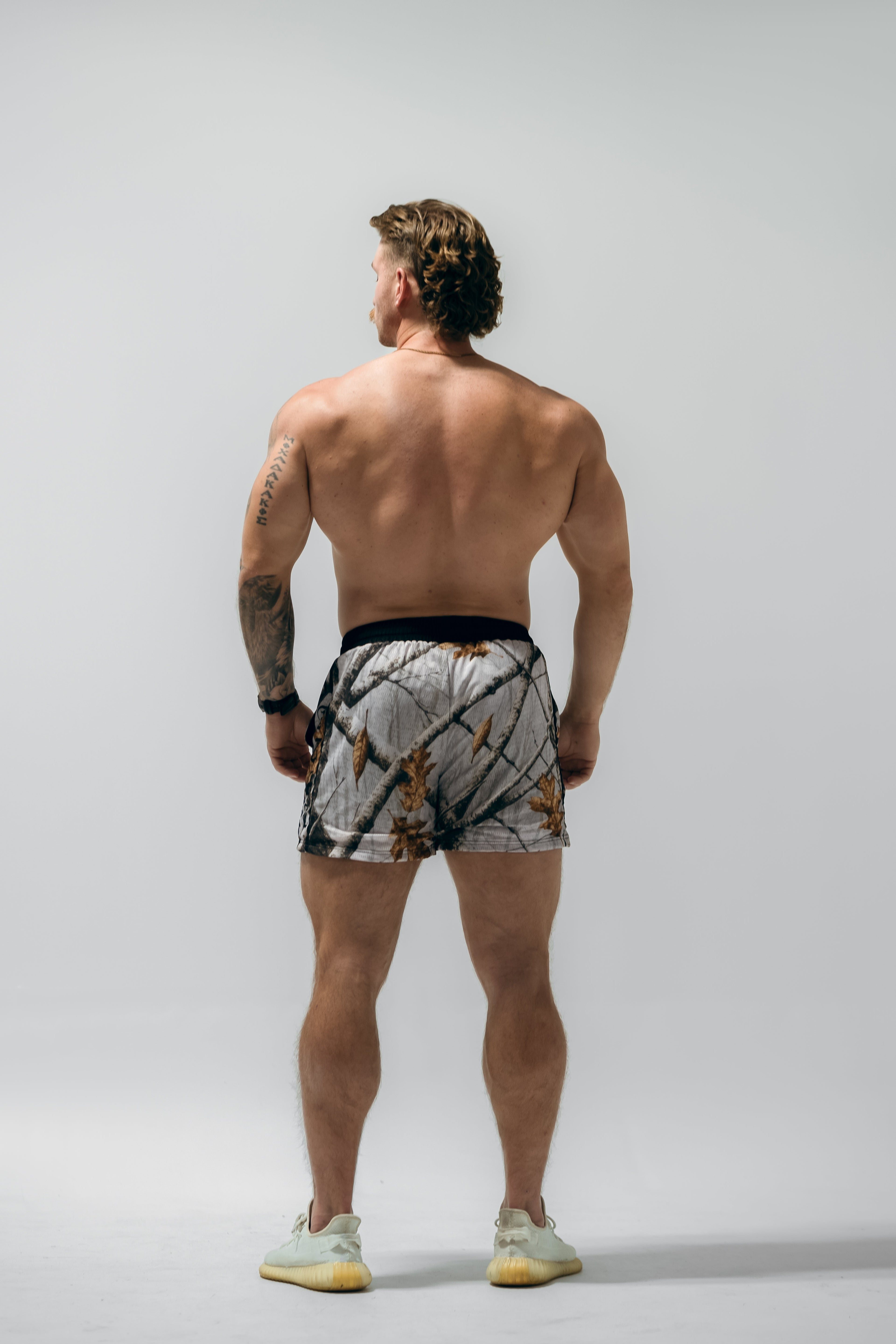 Combat Mesh Shorts 5" - Snow Camo OE