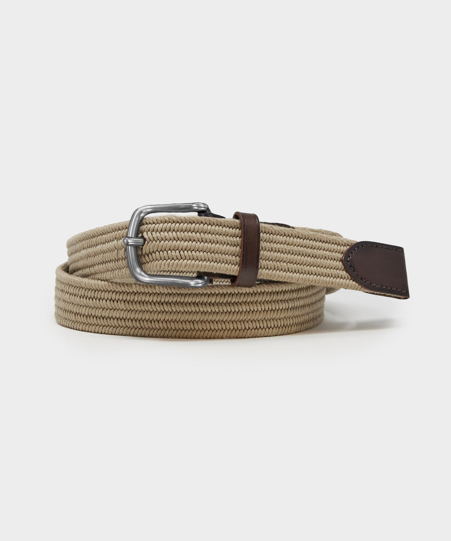 Cotton Stretch Braided Belt