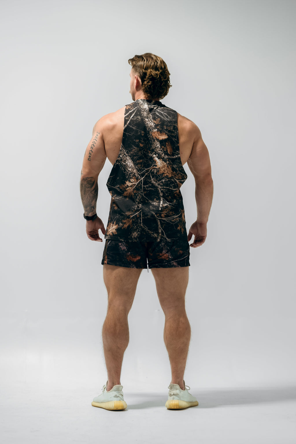 Cut Off Tank - Black Camo