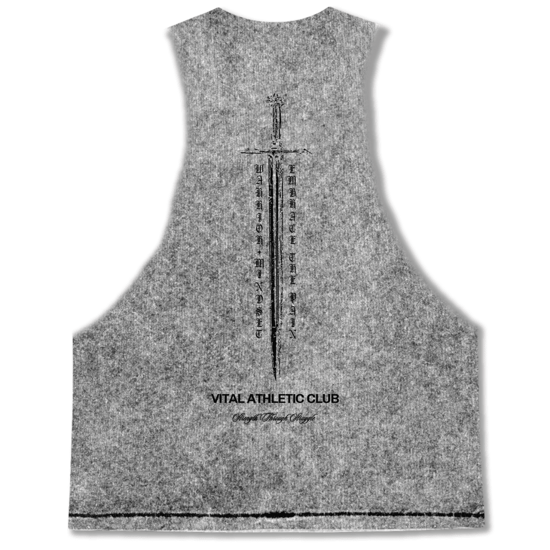Cut Off Tank - Gray Acid Blade