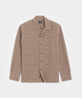 Dobby Chore Shirt in Brown