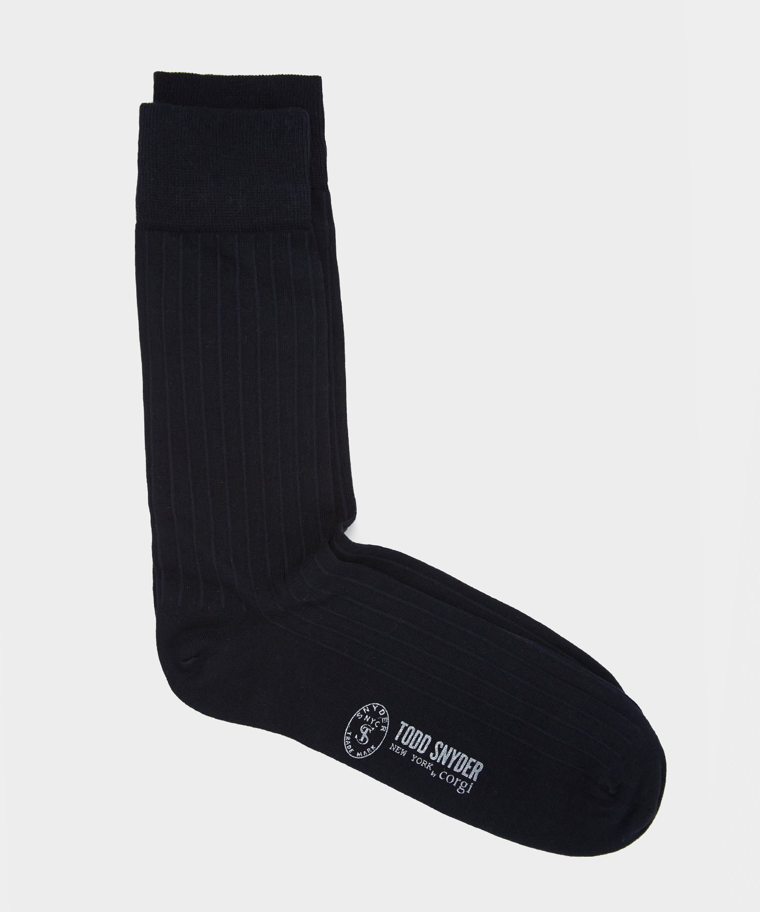 Todd Snyder x Corgi Sock in Black