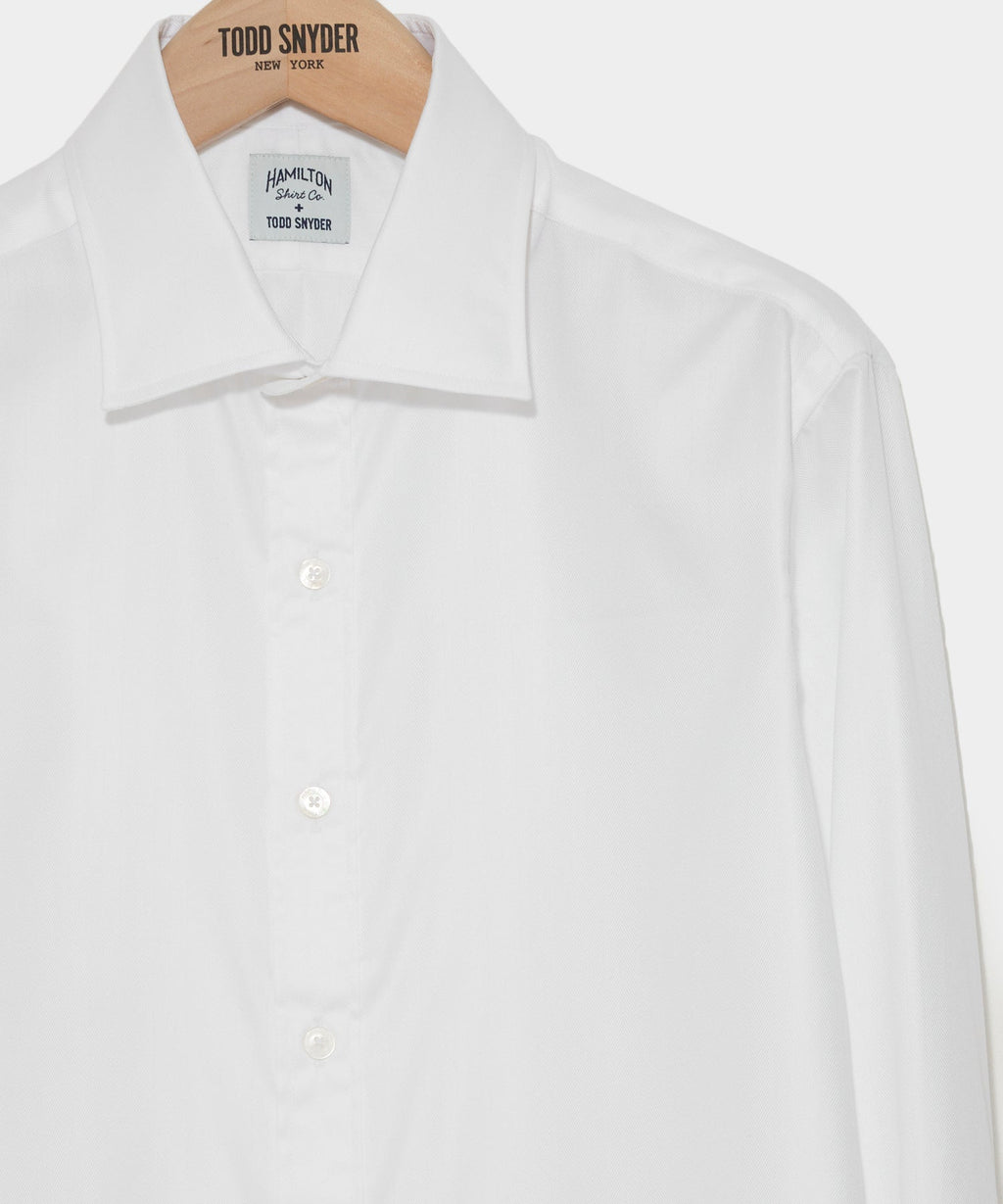 Hamilton + Todd Snyder Cotton Oxford Spread Collar Dress Shirt