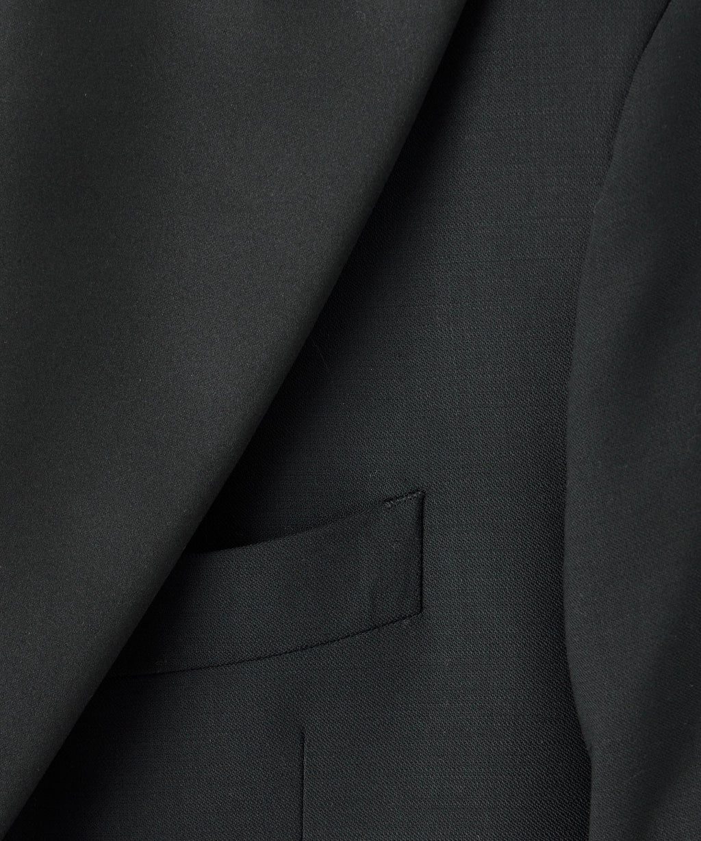 Slim Italian Wool Double-Breasted Tuxedo